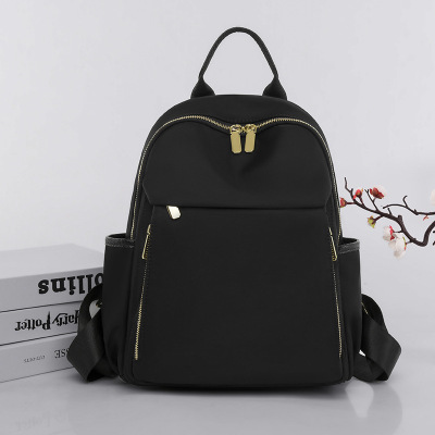 Ceba双肩包女2023新款时尚感牛津布女士背包大容量防水户外旅行