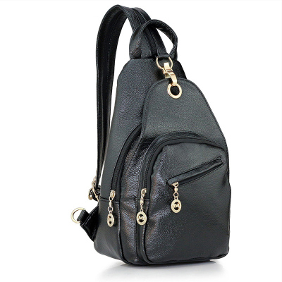 NEWLAKE韩版时尚双肩包背女包斜挎包二层牛皮迷你包多功能胸包小包腰包男