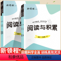 阅读与积累 三年级上 [正版]2024春季新版新领程小学阅读与积累三年级四年级五年级六年级下册人教版小学语文阅读理解专项