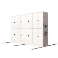 洛泰远 智能密集架移动式档案柜钢制轨道智能密集柜 一列4组