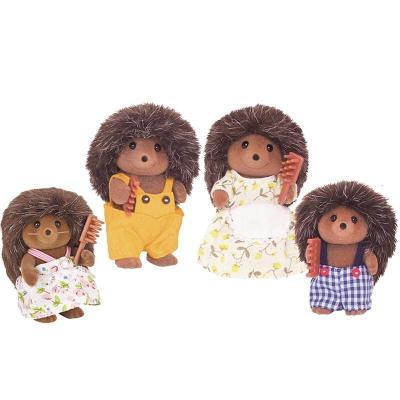 动漫城-森贝儿家族森贝尔森林动物家族女孩过家家情景玩具公仔家族系列刺猬家族