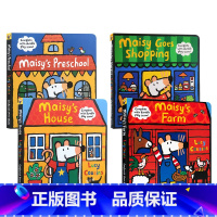 [正版]英文原版小鼠波波系列4册Maisy's House/preschool/Goes Shopping/Farm