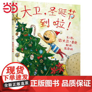 大卫圣诞节到了啦 老师 周洲 凯迪克奖大卫不可以儿童行为习惯启蒙绘本情绪管理0-3-6-8岁阅读宝宝情商早教图画书