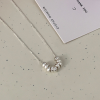 s925纯银小珠子项链女款简约小众设计锁骨链高级感气质颈链送女朋友老婆情人节七夕生日礼物