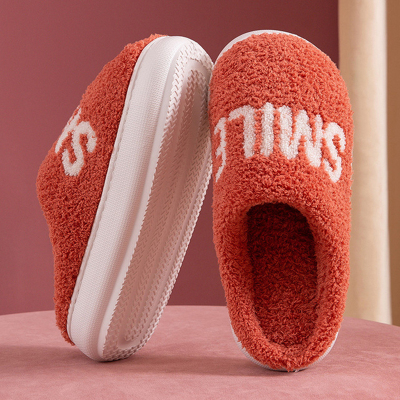 羊骑士2020厚底毛绒高跟棉拖鞋女情侣款男士冬季室内居家防滑女士拖鞋加厚保暖EVA轻便