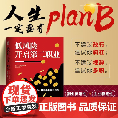 低风险开启第二职业 夏捷立·帆书团队著原樊登读书副业赚钱打造个人IP变现短视频直播自由职业