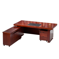 中式大班台办公室老板桌总裁桌简约现代经理桌新桌椅组合主管桌子