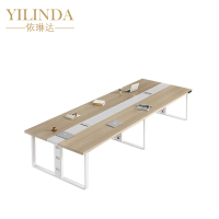 依琳达 钢架会议桌 4000*1400*750mm 张