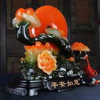 美帮汇平安如意平安扣摆件新中式客厅桌面摆设乔迁新居开业礼品