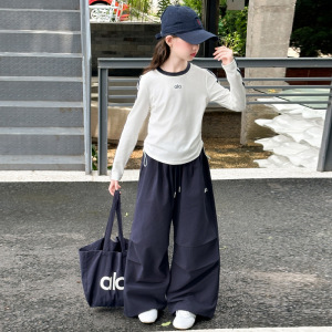 女童春装套装2026新款春季时髦女孩大童运动童装春秋洋气儿童长袖