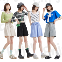 [1折价29.9元叠加优惠券]唐狮春夏新款休闲裤女夏季薄款垂感显瘦灰色运动裤大码潮ins
