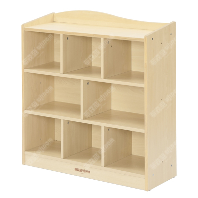 维也纳实木8格柜L80-枫木纹