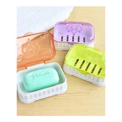 权夫人肥皂盒带盖便携香个性创意沥水双层式卫生间罩家用子有盖旅行