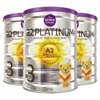澳大利亚 A2艾尔a2 澳洲进口 婴幼儿奶粉 白金/铂金版 900g 3罐装 三段/3段 12-36个月适用