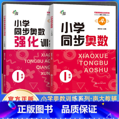 一年级同步奥数+强化训练 小学通用 [正版]南大励学小学同步奥数+强化训练四五六年级人教版数学思维训练举一反三小学奥数同