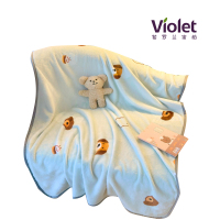 紫罗兰多用休闲毯100x140cm 款号:VDZLPMT13793