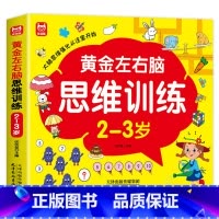 [加厚升级版]左右脑思维训练2-3岁 [正版]全套4册 左右脑思维训练2-3-4-5-6岁 幼儿全脑开发大脑智力开发专注