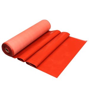 盛京联硕 防火布 电缆包裹阻燃布 耐高温隔热布 红色1.5mm厚 平方米