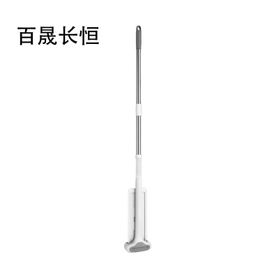 百晟长恒BSCH-B63 面板尺寸38*10cm 拖杆尺寸125cm 超大款免手洗拖把 (计价单位:把) 白色