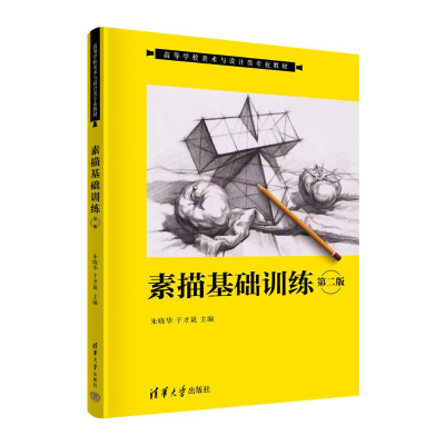 正版新书]素描基础训练 第二版朱晓华,于才晟 编9787302667810