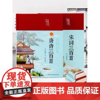精装完整版] 唐诗宋词三百首正版全集小学生初中高中生青少年中国古诗词大全元曲300首全解详析鉴赏辞典选读诗词歌赋经典国学