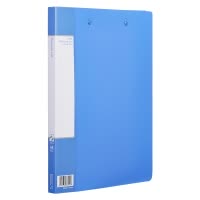 齐心 AB600A-W A4 超省钱轻便夹 双强力夹 蓝