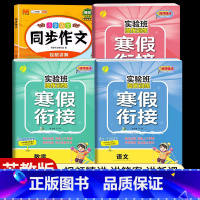 [六年级江苏版4本]语数英寒假衔接+同步作文 小学通用 [正版]2024新实验班寒假衔接一年级二年级四五六三年级上册下册
