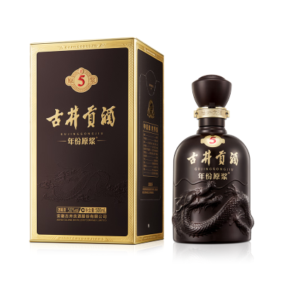 古井贡年份原浆 古5 50度500ml*1瓶 新老版本年份随机