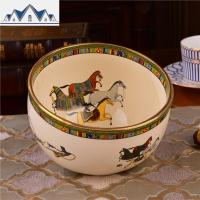 欧式陶瓷桌面小垃圾桶无盖KTV客厅茶几果皮盅收纳桶会所办公室 三维工匠