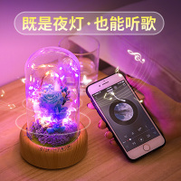 林檎生日女生浪漫圣诞节送女友女朋友女孩创意许愿流光瓶蓝牙音箱灯新结婚纪念日送老婆爱人实用创意礼品送女朋友老婆生日礼物送女