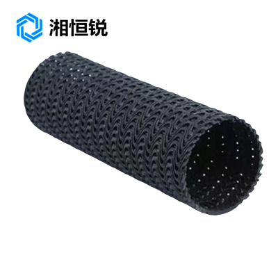 湘恒锐 横向排水管 110mm*100米 黑色曲纹状 材质 HDPE 件