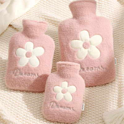 毛绒热水袋注水暖肚子热敷纳丽雅暖手宝大小号迷你暖水袋灌水可爱女学生