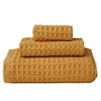 伊伊爱 蜂巢格浴巾