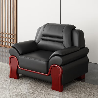 臻远 西皮单人位沙发 ZYJJ-80269 西皮 1200*860*920mm,西皮