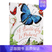 [正版]美丽成长生命科普绘本系列 蝴蝶如此耐心 英文原版绘本 A Butterfly Is Patient 儿童启蒙认知