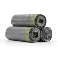 齐心 L226 抽绳垃圾袋45*50cm 银