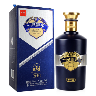 景芝46度一品景芝金樽500ml芝麻香单瓶礼品酒厂家直营品质保障