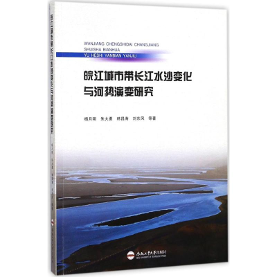 醉染图书皖江城市带长江水沙变化与河势演变研究9787565035708
