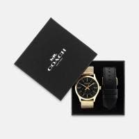 COACH男士mm防水腕表礼品套装创新一键设计时尚休闲