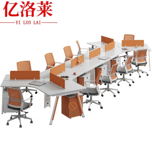 亿洛莱 十人职员桌椅 6228*2192mm 套