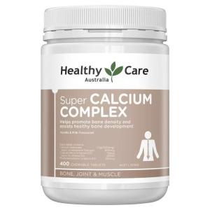 澳洲进口Healthy Care维生素D钙片VD400片HC成人中老年补钙 膳食营养补充剂