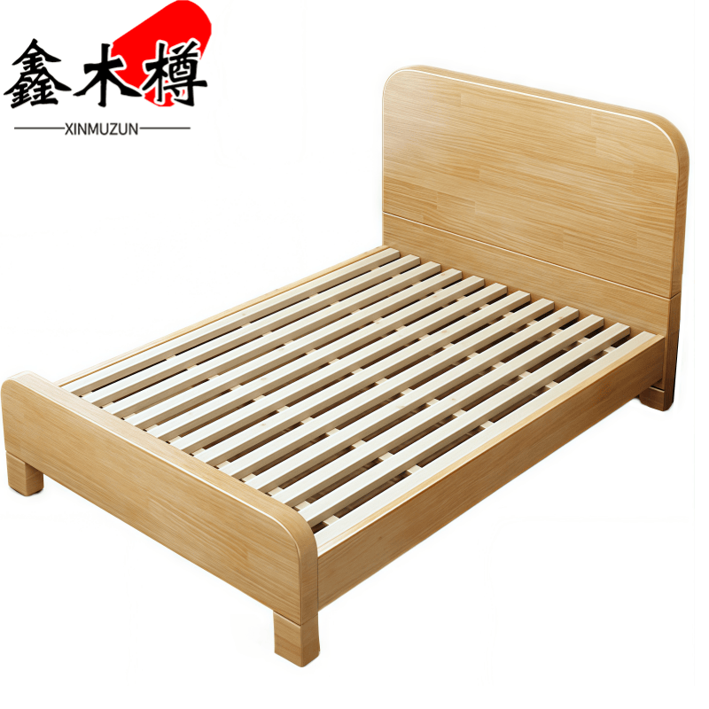 鑫木樽实木床1500*2000*980mm张