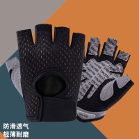 健身半指手套男女薄款透气防滑户外运动开车骑行山地车自行车登山钓鱼器械训练防滑露指手套