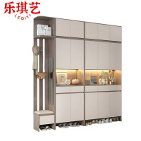 乐琪艺 玄关柜顶柜组合 240*35*240cm(含鞋柜)套