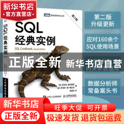 正版 SQL经典实例 (美)安东尼·莫利纳罗,(澳)罗伯特·德·格拉夫著
