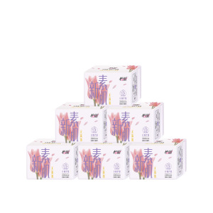 怡丽立体护围绵柔纤巧日/夜用290mm(8片)6包48片护翼卫生