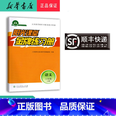 语文 六年级上 [正版] 2024秋 阳光课堂 金牌练习册 语文 六年级上册 人教版