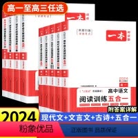 一本高中语文 [高一2本]现代文+阅读训练五合一 [正版]2024版高中语文现代文阅读理解专项训练五合一高一高二高三高考