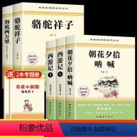 [配套人教版]七年级上下必读正版4册 [正版]完整版骆驼祥子和海底两万里书原著老舍七年级下册必读的课外书名著初一7下语文