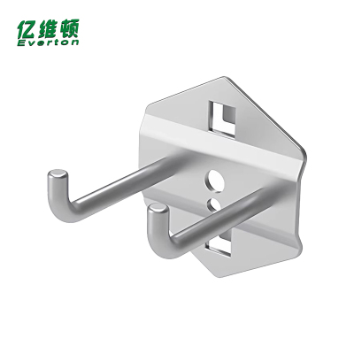 亿维顿 洞洞板双直挂钩 50mm 个